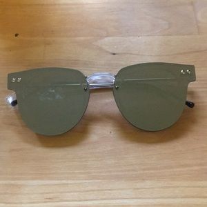 Spitfire Sharper Edge Clear Mirrored Clubmaster